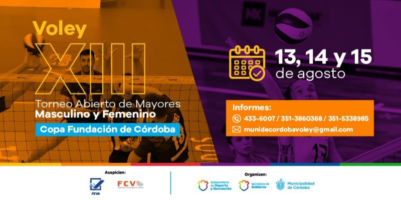 Vóley: Se Viene La XIII Edición De La Copa Fundación De Córdoba