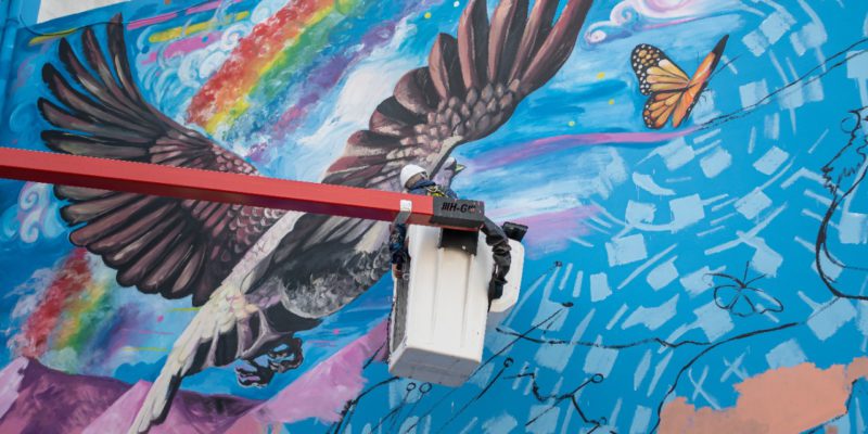“La Serranía”, El Nuevo Mural Que Asoma En Pleno Centro De La Ciudad