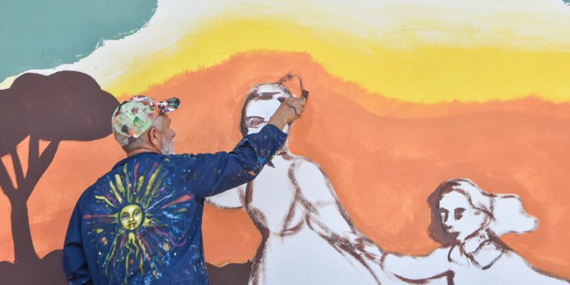 En El Festejo De Sus 78 Años, El Helen Keller Muestra El Primer Mural Inclusivo En La Ciudad