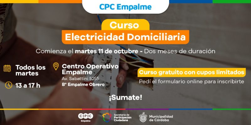 Comienza El Primer Curso Oficial De Electricista Matriculado En El Centro Operativo Empalme