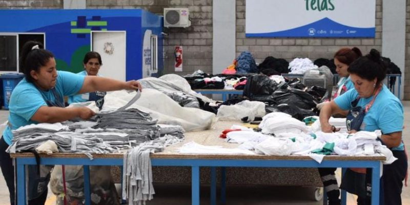 En Su Primer Mes, El Nuevo Centro Verde Telas Recolectó Más De 10.000 Kilos De Residuos Textiles