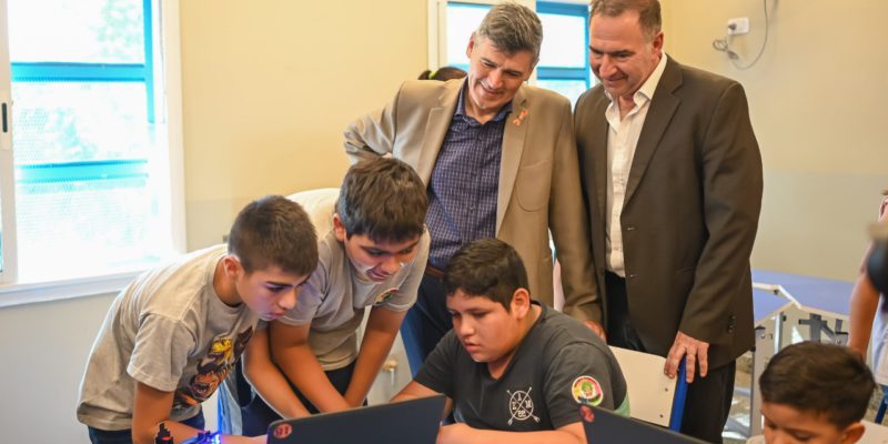 Inauguran El Aula 39 De La Actual Gestión Municipal