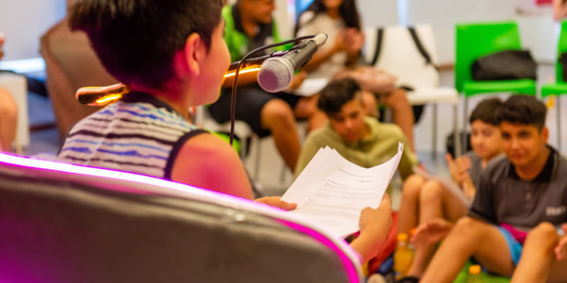 Más De 50 Jóvenes Participaron De Los Talleres De Escritura Creativa Y Rap En Los Parques Educativos